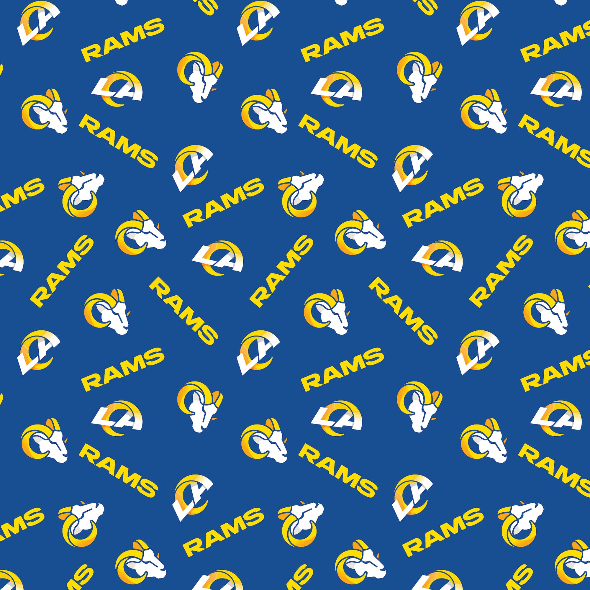 NFL Los Angeles Rams Cotton Fabric